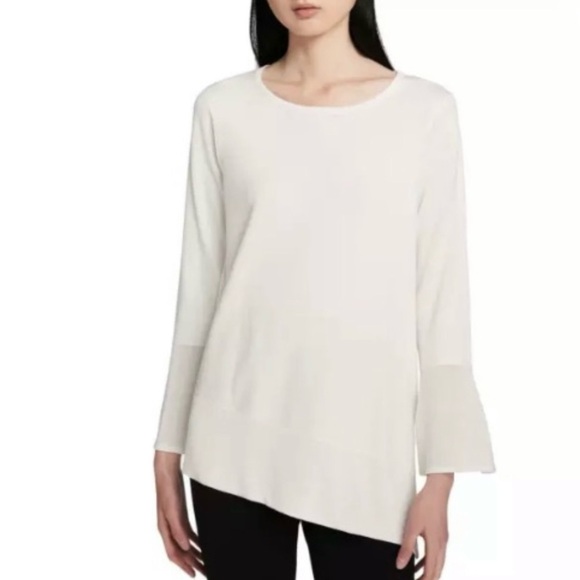 Elegant White Women's Top - Picture 1 of 4